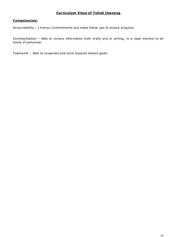 cv tshidi ikaneng excel personnel reviews
