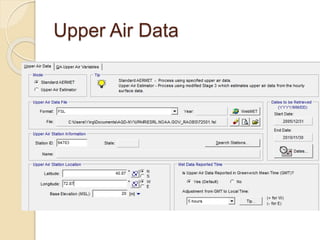 Upper Air Data
 