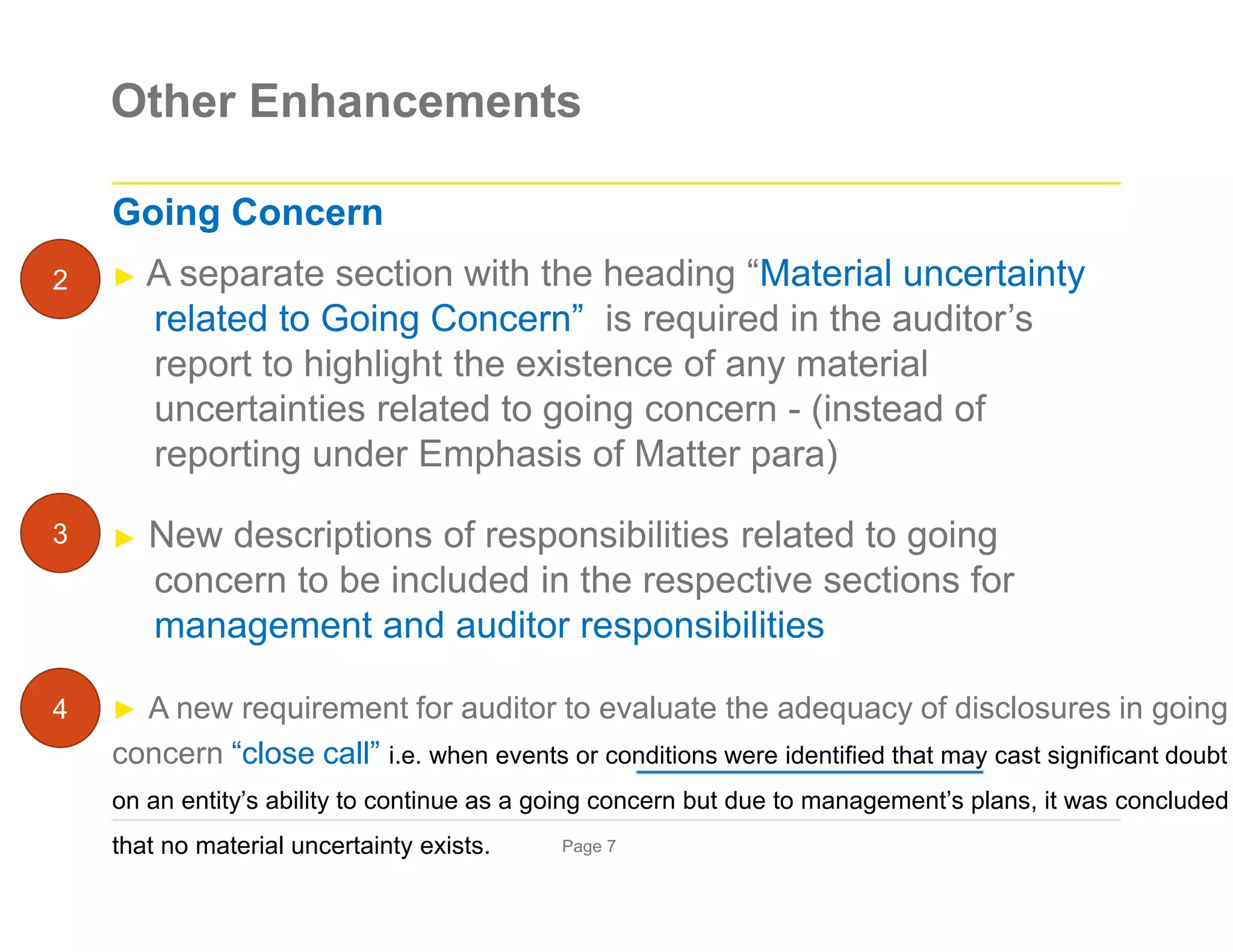 Presentation on New Auditor Report | PPTX