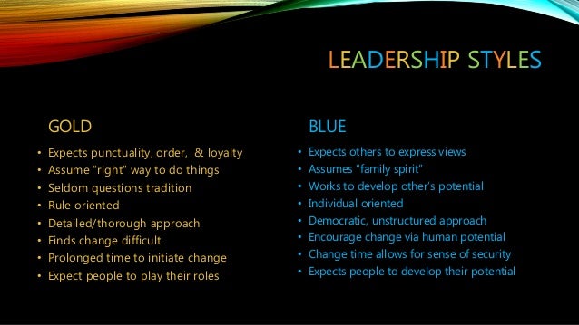 true color of leadership