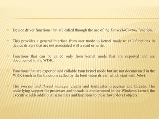 Windows Kernel- | PPT