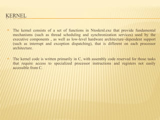 Windows Kernel- | PPT