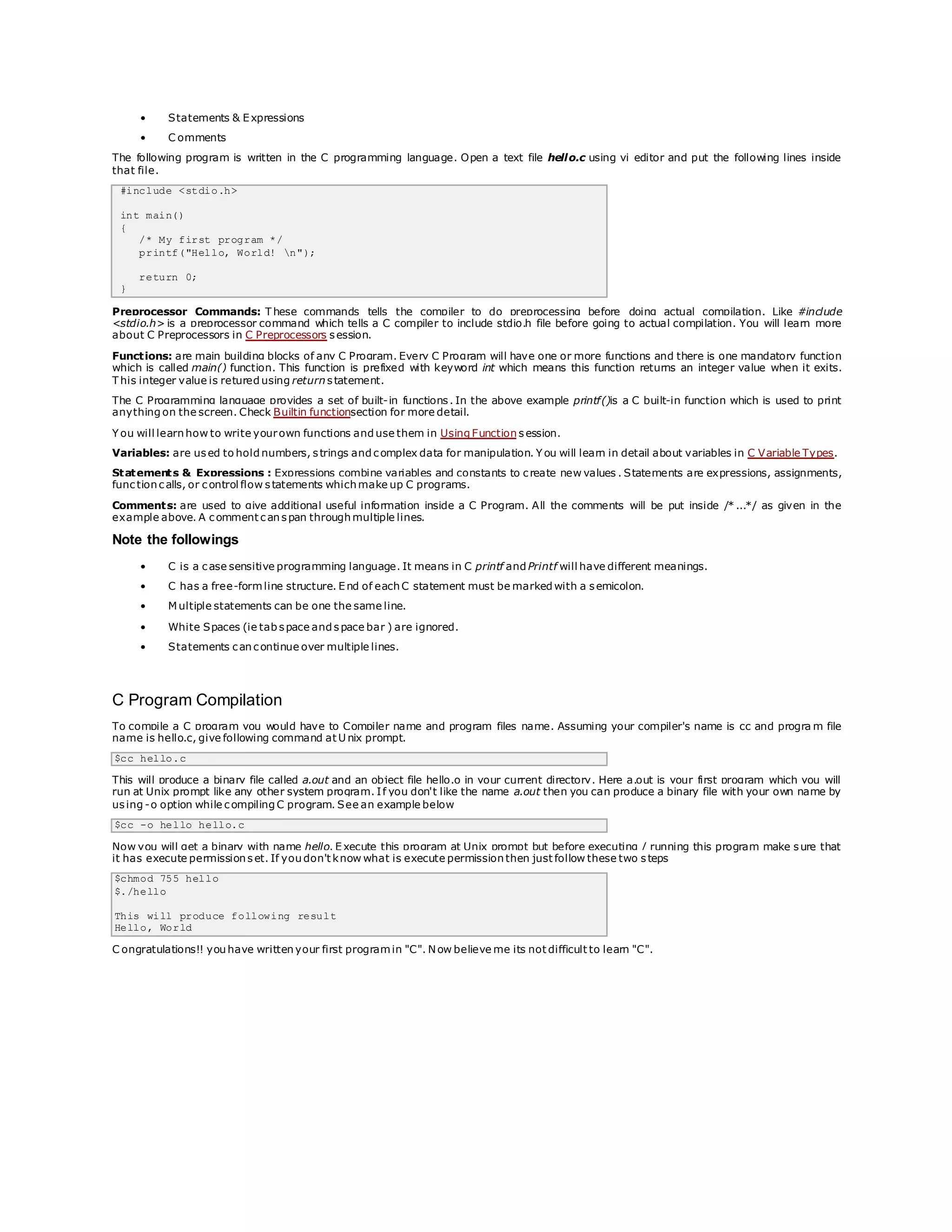 Pseudo code practice problems+ c basics | DOCX