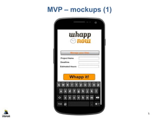MVP – mockups (1)
Copyright Fábrica de Startups 5
 