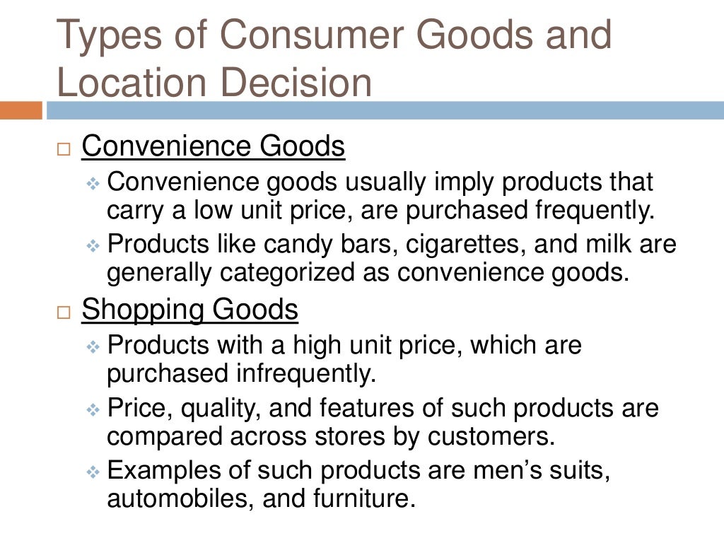 RETAIL LOCATION STRATEGY