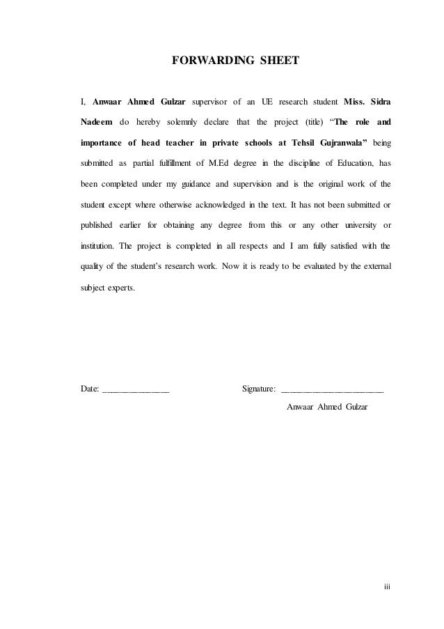 Examples of preliminary pages picture