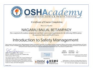 Osha Intructor Card Example OSHA Training # 28553 PDF-1 | PDF