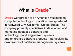 final oracle presentation | PPT