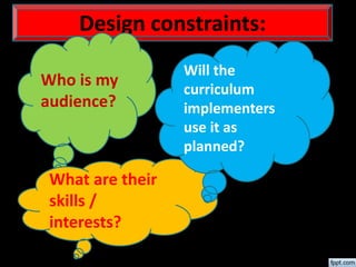 approaches to curriculum design