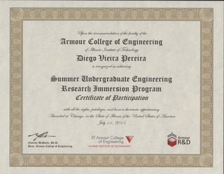 IIT SUmmer Research Certificated