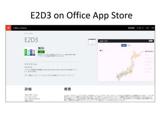 E2D3 on Office App Store
 