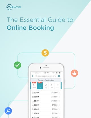 The Essential Guide to
Online Booking
$
 