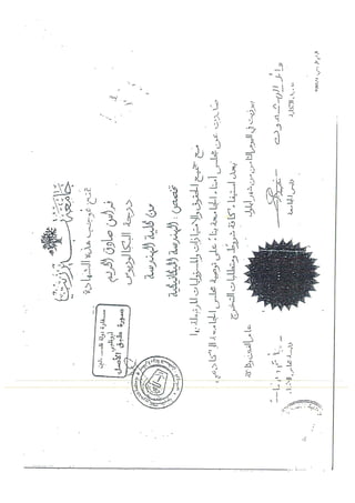 UNIVERSITY CERTIFICATE