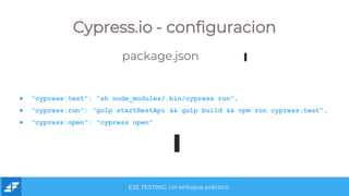 E2E test con Cypress | PPTX