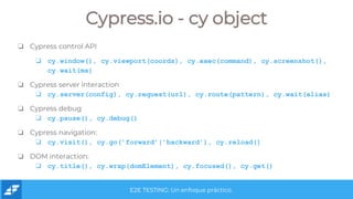 E2E test con Cypress | PPTX
