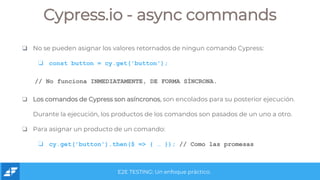 E2E test con Cypress | PPTX