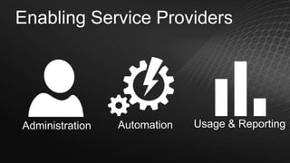 Enabling Service Providers

 