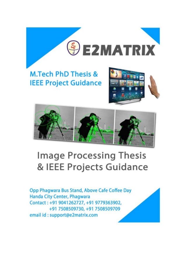 Phd thesis digital image processing