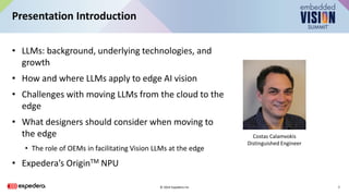 “Challenges and Solutions of Moving Vision LLMs to the Edge,” a ...