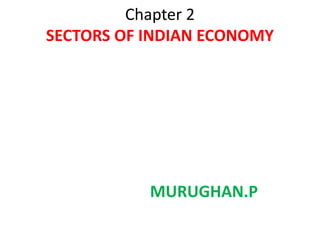 E2 Sectors of Indian Economy 1.pptx.pdf ssst | PPT