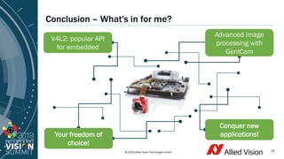 "Accessing Advanced Image Processing Feature Sets with Alvium Cameras ...