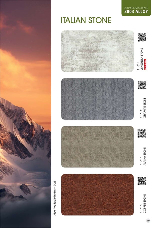 E3 ACP Shade Catalogues - Comprehensive Range of Colors and Finishes | PDF