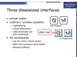 Interspace In Computer HCI 3e - Ch 3: The interaction | PPT
