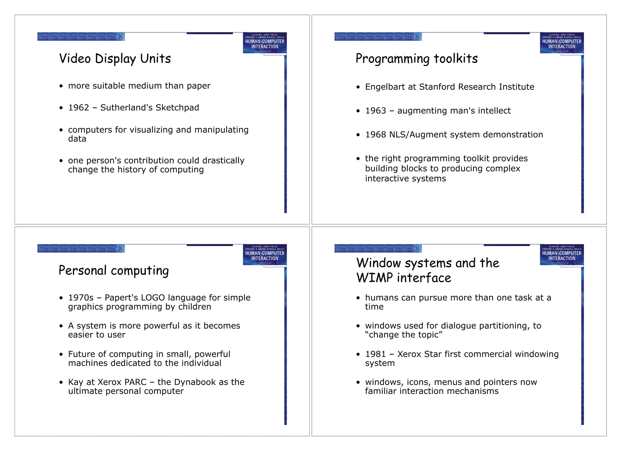 Human Computer Interaction Chapter 04 Ppt