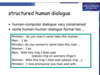 HCI 3e - Ch 16: Dialogue notations and design | PPT