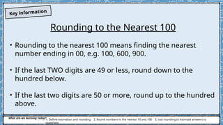 Round Definition Math Rounding and Estimation in Mathematics for GCSE and Functional Skills ...