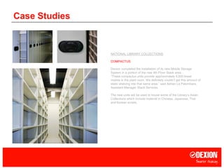 Dexion Commercial Overview 2015 | PDF