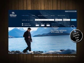 Finally called people to book rooms for their refreshing holiday…
 