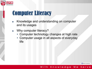 Understanding Knowledge Computers E3100 introduction to computer | PDF