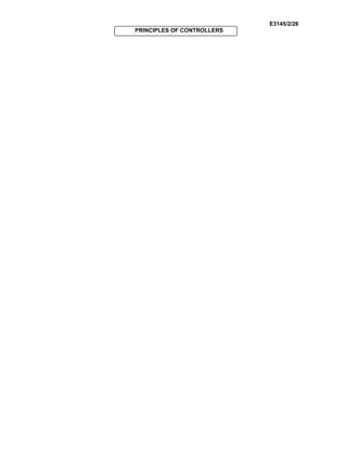 E3145/2/26
PRINCIPLES OF CONTROLLERS
 