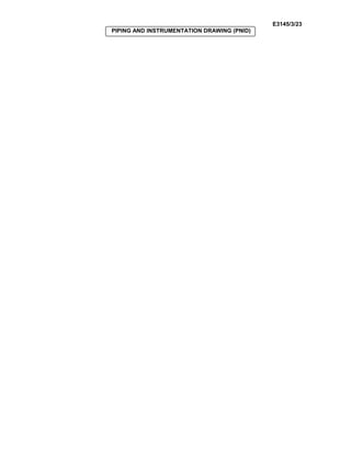 E3145/3/23
PIPING AND INSTRUMENTATION DRAWING (PNID)
 