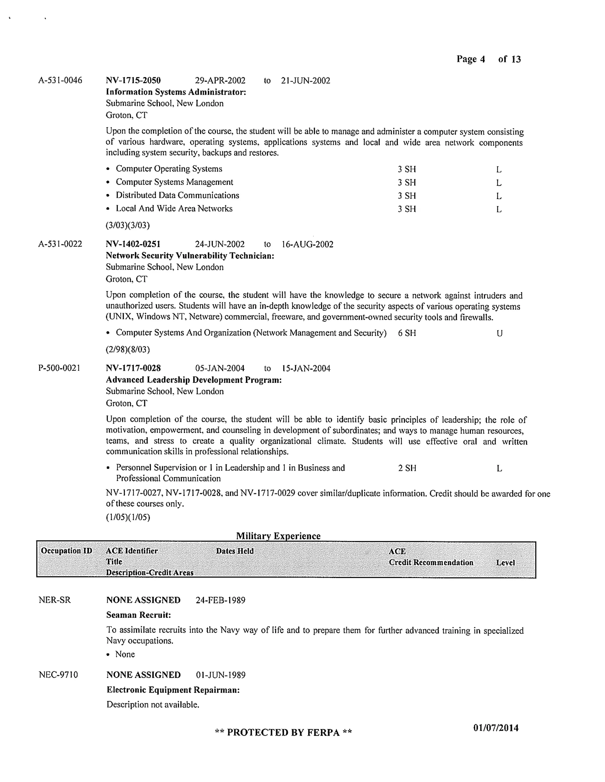 Joint Services Transcripts.PDF