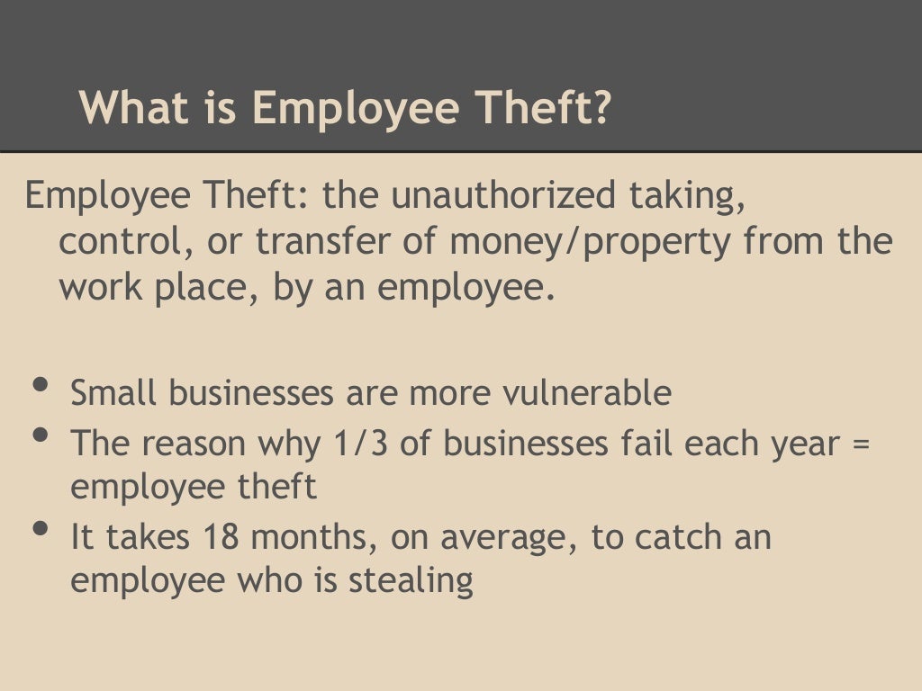 Employee Theft