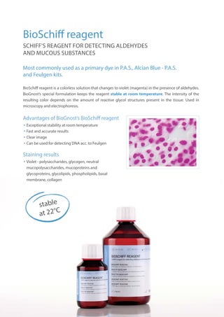 Colorless Reagent Product Catalog BioGnost Ltd.-Microscopy and Laboratory Diagnostics | PDF