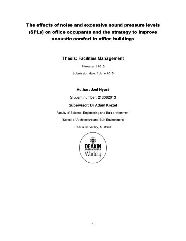 Master thesis of business administration