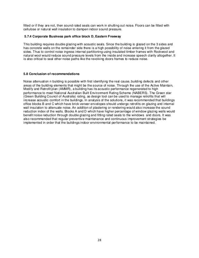 Master thesis facility management