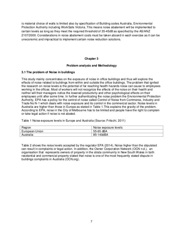 Master thesis facility management