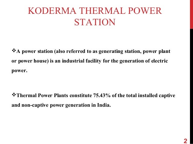 layoutofkodermathermalpowerstationbyshreya-151013090702 ... captive power plant block diagram 