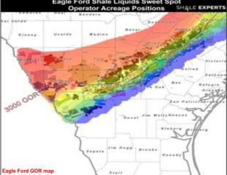 Eagle Ford GOR map
 