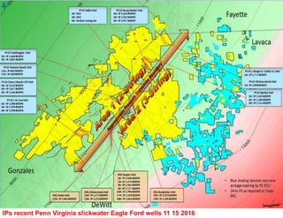 IPs recent Penn Virginia slickwater Eagle Ford wells 11 15 2016
 