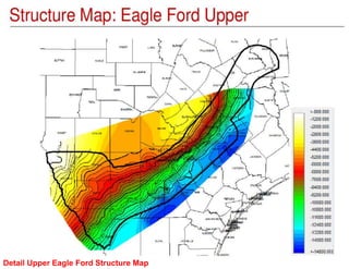 Detail Upper Eagle Ford Structure Map
 