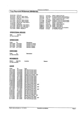WHITEHEAD - Training and Employment Report