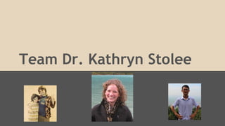 Team Dr. Kathryn Stolee
 