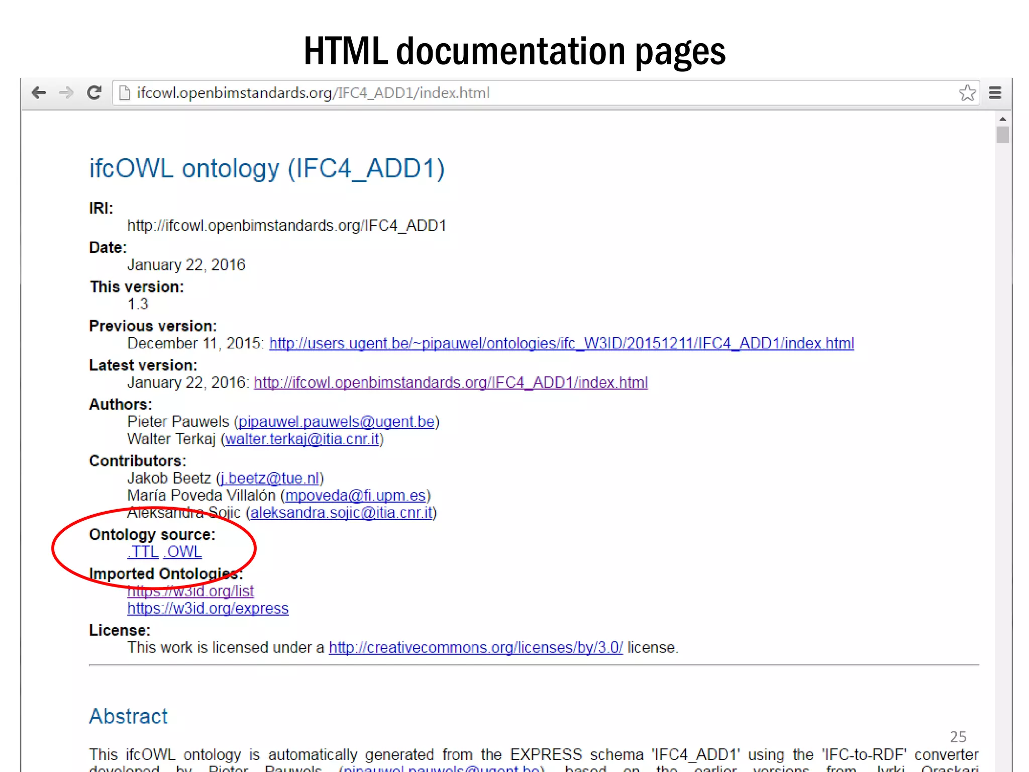 25
HTML documentation pages
 