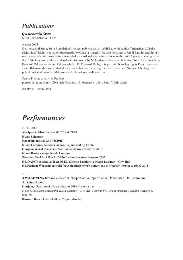 photographer biodata