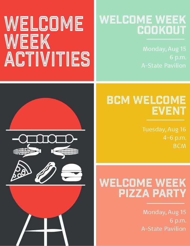 welcome flyers